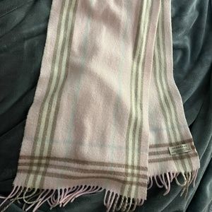 Burberry Pink Cashmere Scarf